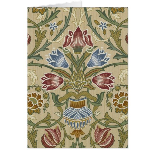William Morris Brocade Floral Wallpaper Pattern (Front)