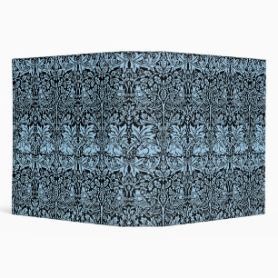 William Morris Brother Rabbit Light Blue Black 3 Ring Binder