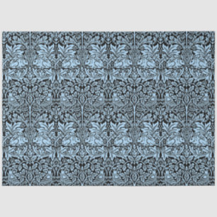 William Morris Brother Rabbit Light Blue Black Tissue Paper