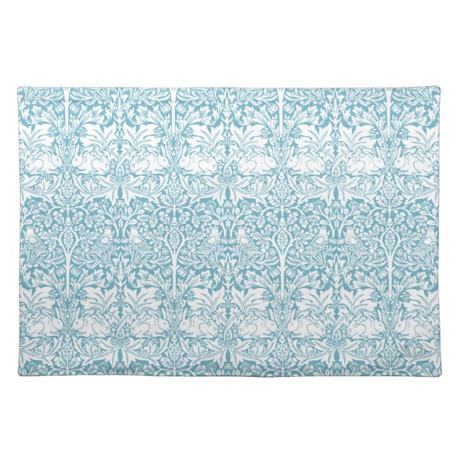 William Morris Brother Rabbit Pattern Placemat (Front)