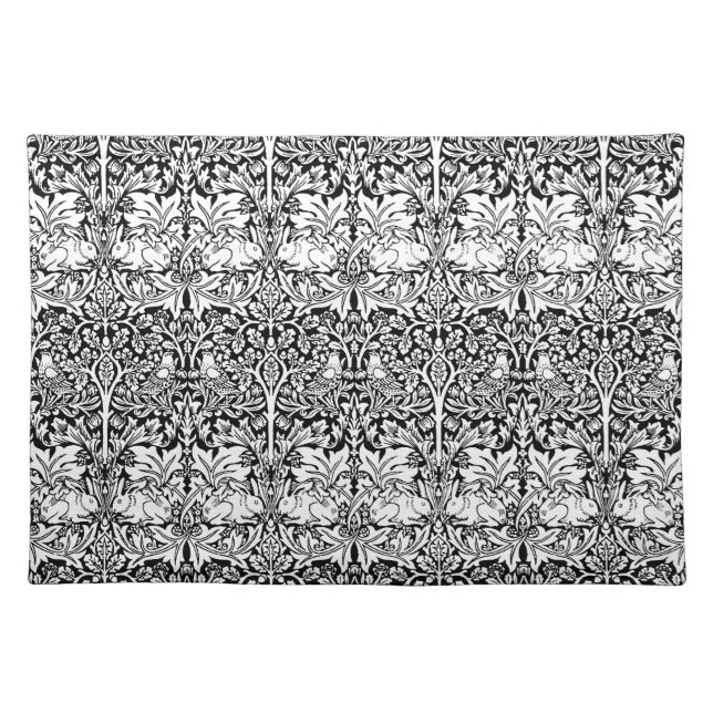 William Morris Brother Rabbit Pattern Placemat (Front)