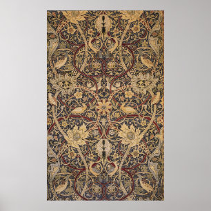 William Morris Bullerswood Carpet Detail Poster