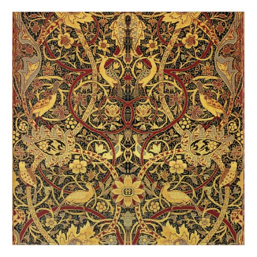 William Morris Bullerswood Faux Tapestry  Acrylic Print