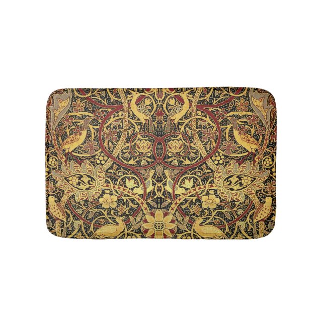 William Morris Bullerswood Faux Tapestry Bathroom Mat (Front)