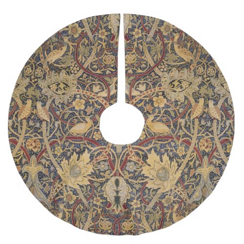 William Morris Bullerswood Faux Tapestry  Brushed Polyester Tree Skirt