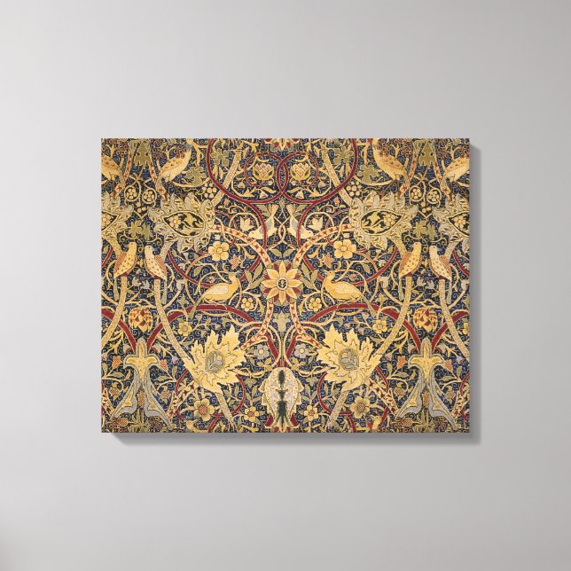 William Morris Bullerswood Faux Tapestry Canvas Print (Front)