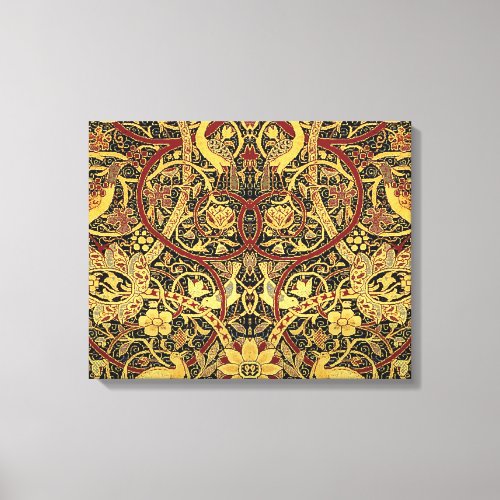 William Morris Bullerswood Faux Tapestry  Canvas Print