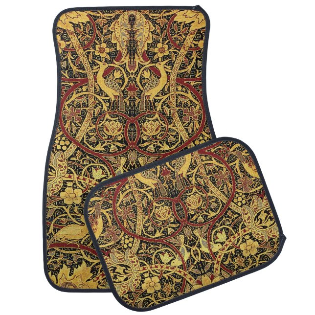 William Morris Bullerswood Faux Tapestry Car Floor Mat (Set)