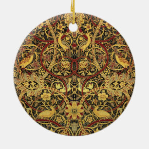 William Morris Bullerswood Faux Tapestry Ceramic Ornament
