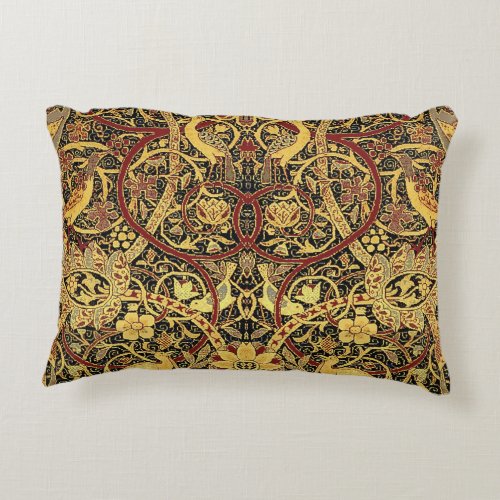William Morris Bullerswood Faux Tapestry  Decorative Pillow