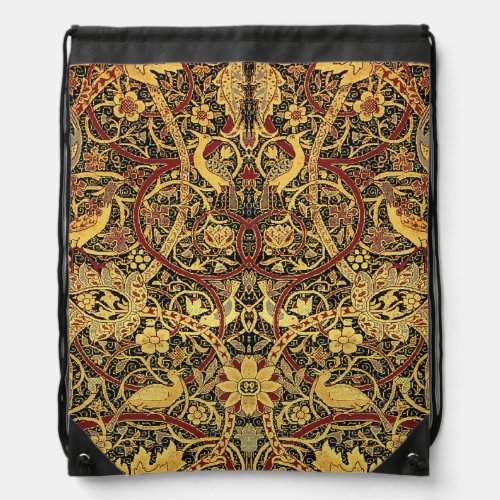 William Morris Bullerswood Faux Tapestry  Drawstring Bag