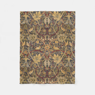 William Morris Bullerswood Faux Tapestry Fleece Blanket