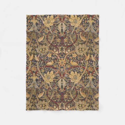 William Morris Bullerswood Faux Tapestry  Fleece Blanket