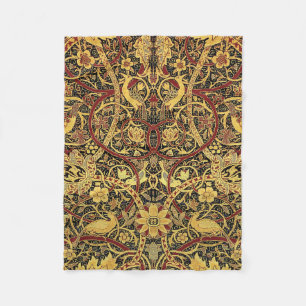 William Morris Bullerswood Faux Tapestry Fleece Blanket