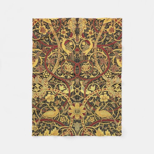 William Morris Bullerswood Faux Tapestry  Fleece Blanket