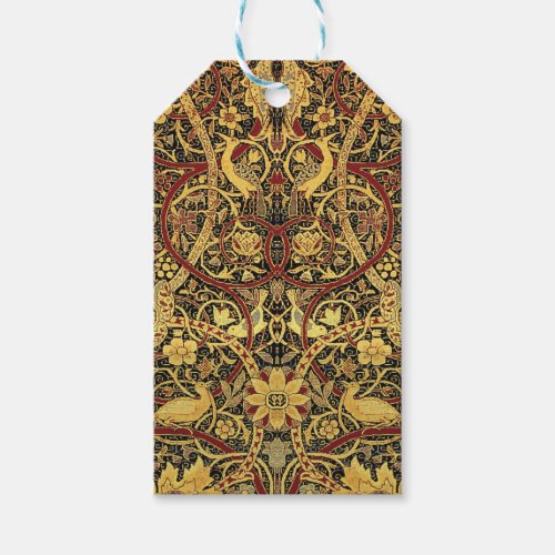 William Morris Bullerswood Faux Tapestry  Gift Tags