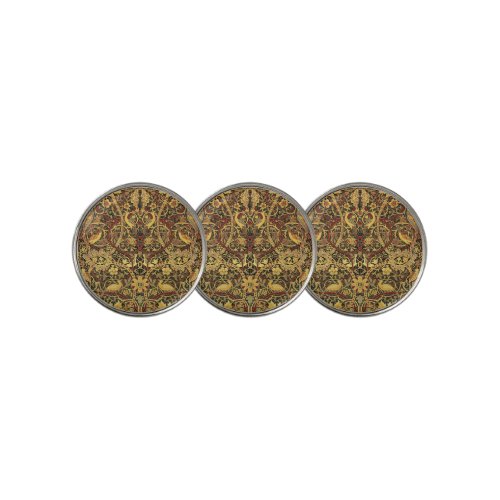 William Morris Bullerswood Faux Tapestry  Golf Ball Marker