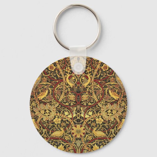William Morris Bullerswood Faux Tapestry  Keychain