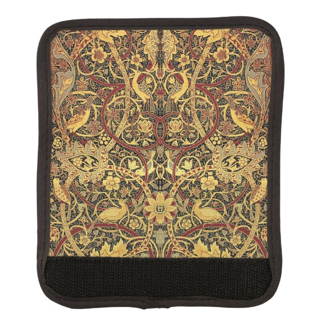 William Morris Bullerswood Faux Tapestry Luggage Handle Wrap (Front)