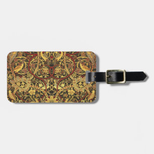 William Morris Bullerswood Faux Tapestry Luggage Tag