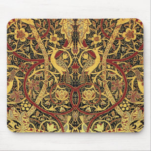 William Morris Bullerswood Faux Tapestry  Mouse Pad