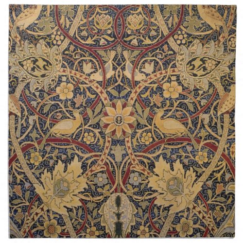 William Morris Bullerswood Faux Tapestry  Napkin