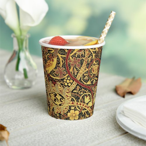 William Morris Bullerswood Faux Tapestry  Paper Cups