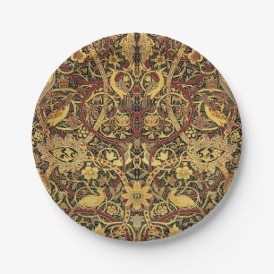 William Morris Bullerswood Faux Tapestry Paper Plates