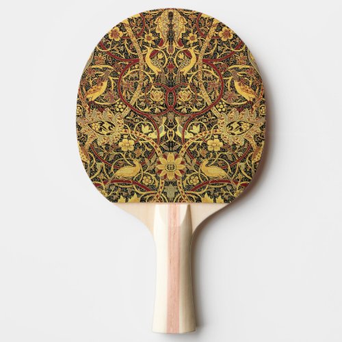 William Morris Bullerswood Faux Tapestry  Ping Pong Paddle