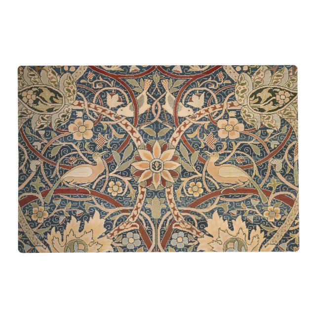 William Morris Bullerswood Faux Tapestry Placemat (Front)