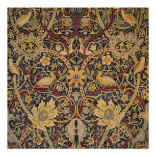 William Morris Bullerswood Faux Tapestry Poster