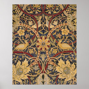 William Morris Bullerswood Faux Tapestry Poster