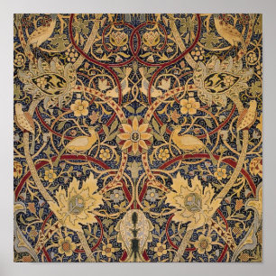 William Morris Bullerswood Faux Tapestry Poster