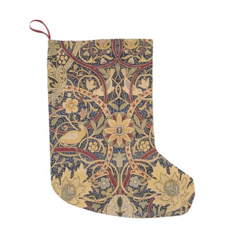 William Morris Bullerswood Faux Tapestry  Small Christmas Stocking