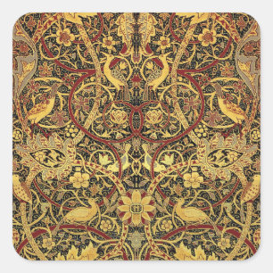 William Morris Bullerswood Faux Tapestry Square Sticker