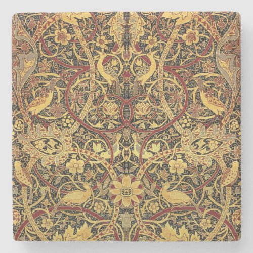William Morris Bullerswood Faux Tapestry  Stone Coaster