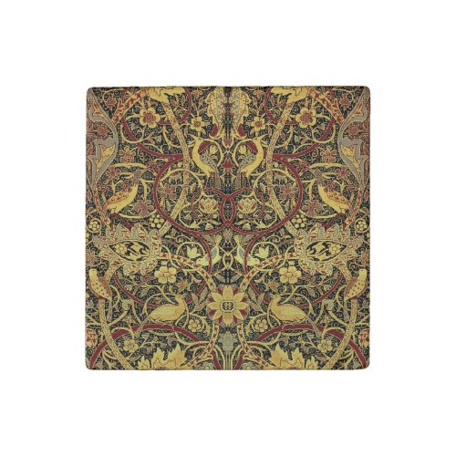 William Morris Bullerswood Faux Tapestry  Stone Magnet