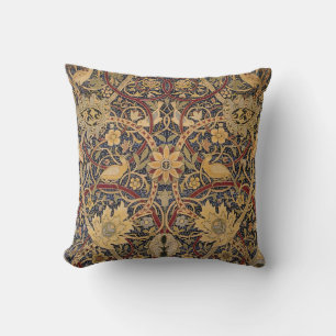 William Morris Bullerswood Faux Tapestry Throw Pillow