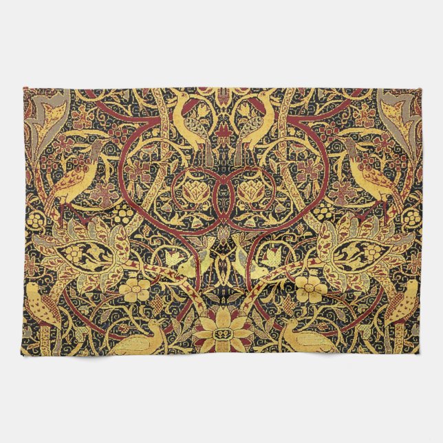 William Morris Bullerswood Faux Tapestry Towel (Horizontal)