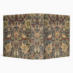 William Morris Bullerswood Vintage Bird Art 3 Ring Binder