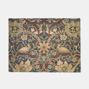 William Morris Bullerswood Vintage Bird Art Doormat