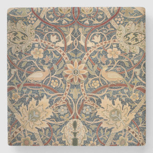 William Morris Bullerswood Vintage Bird Art Stone Coaster