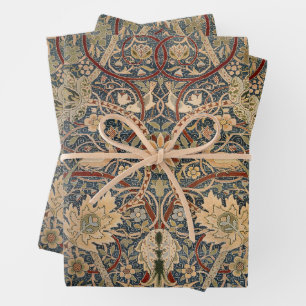 William Morris Bullerswood Vintage Bird Art Wrapping Paper Sheets