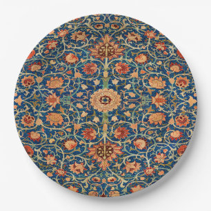 William Morris Carpet Design Paper Plates