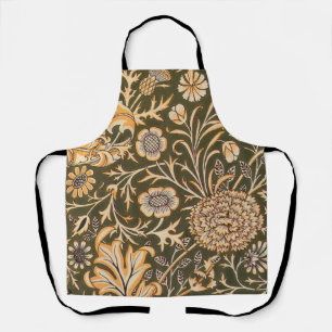 William Morris Cherwell Antique Floral Pattern Apron
