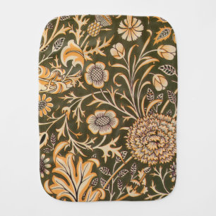 William Morris Cherwell Antique Floral Pattern Baby Burp Cloth
