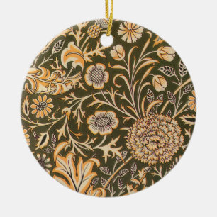 William Morris Cherwell Antique Floral Pattern Ceramic Ornament