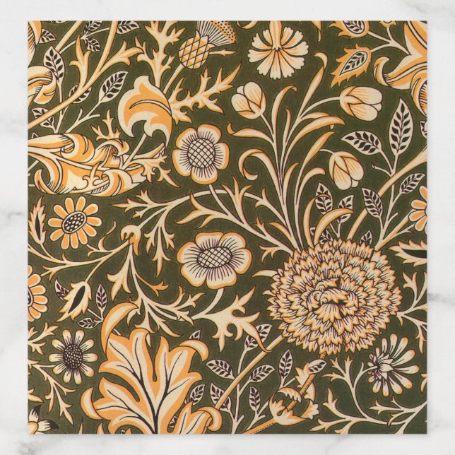 William Morris Cherwell Antique Floral Pattern Envelope Liner (Design)