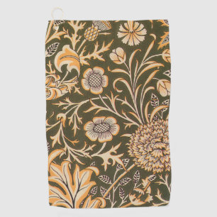 William Morris Cherwell Antique Floral Pattern Golf Towel