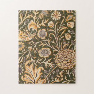 William Morris Cherwell Antique Floral Pattern Jigsaw Puzzle